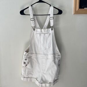 Overall Jean Shorts